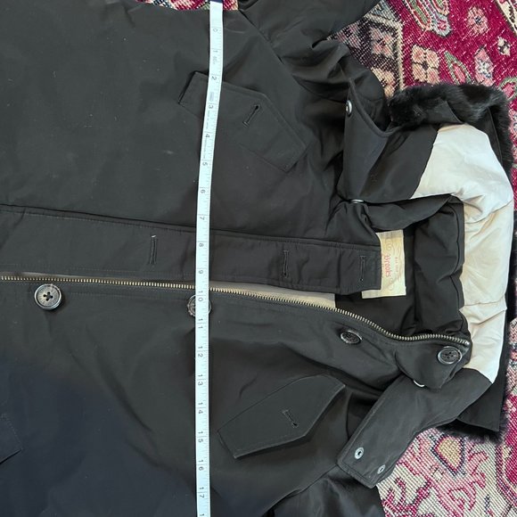 Brooks Brothers Winter Coat with Rabbit Fur Trim Size 4 - Picture 11 of 11
